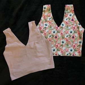 Set of two bralettes
